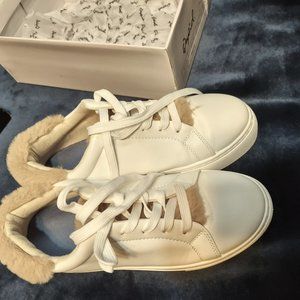 Qupid Sneakers faux fur Sz 7